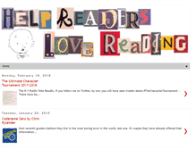 Tablet Screenshot of helpreaderslovereading.com